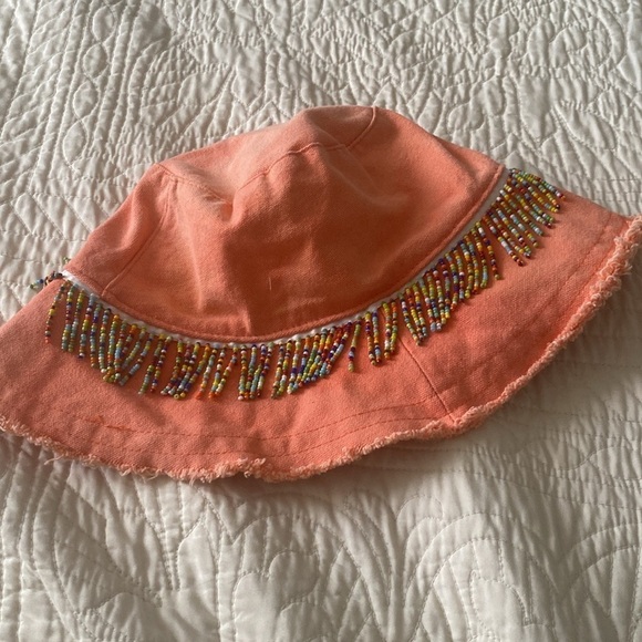 Badgley Mischka Vibrant Orange Hat main image 4